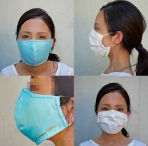 社長がベトナムで調達してきた抗ウイルス加工布(フルテクト)マスク