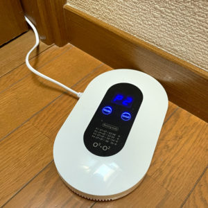 amazonで買った家庭用オゾン発生器 100mg/h機