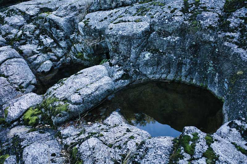 布目川の甌穴(笠置町)